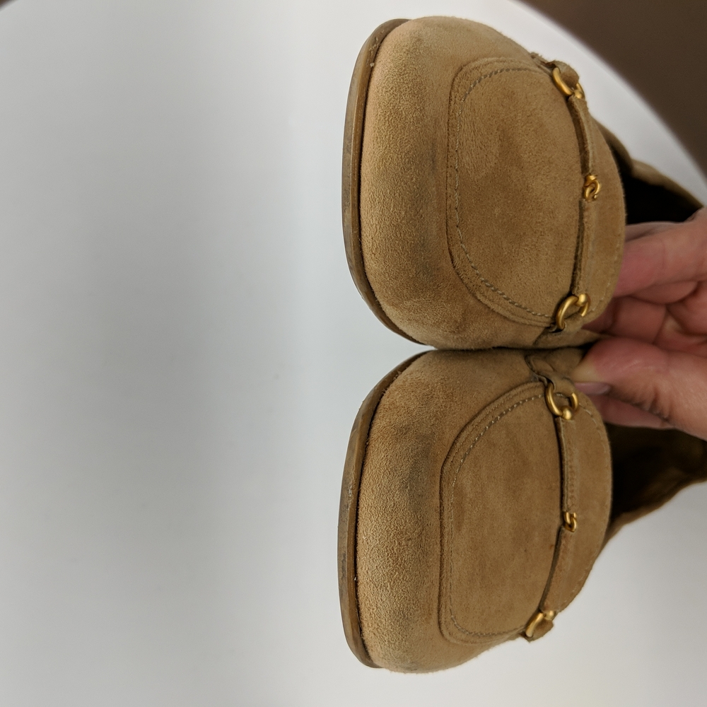 Stuart Weitzman Camel Color Flats.  Size 9.5 - Picture 3 of 15
